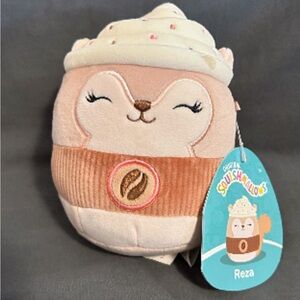 “Reza - Squishmallow” Coffee Plush - NWT ☕️